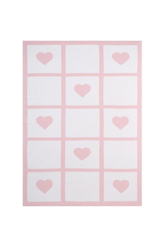 Nellapima - Heart Knit Blanket