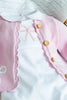 Little English - Pink Bow Crochet Sweater