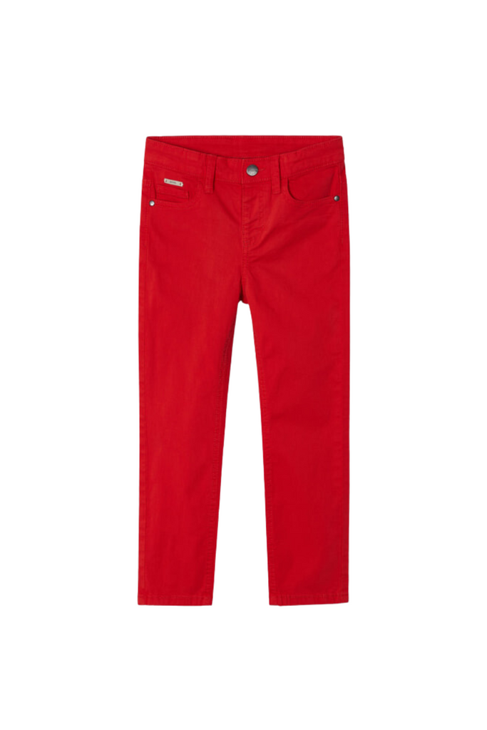 Red Twill Pant