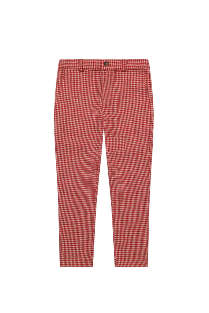 Alex Red Houndstooth Pants