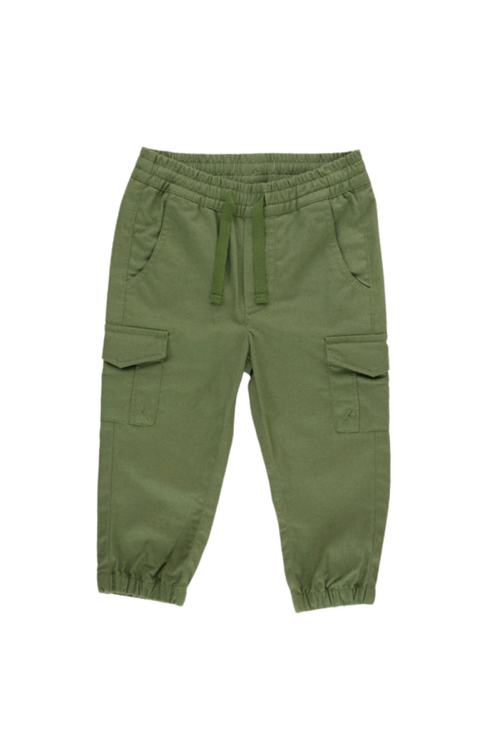 Dusty Olive Slim Cargo Joggers