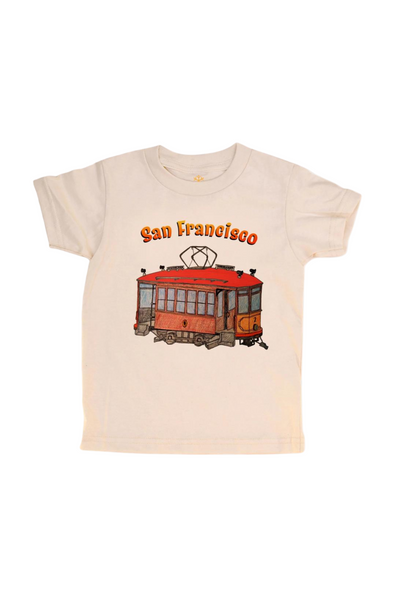 Natural San Francisco Street Car T-Shirt
