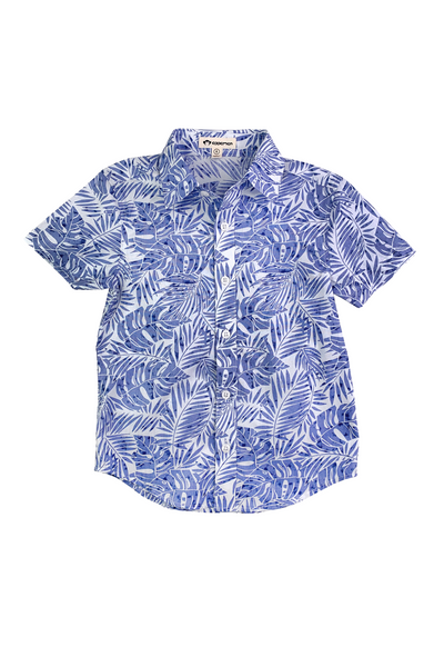 Blue Palms Day Party Shirt