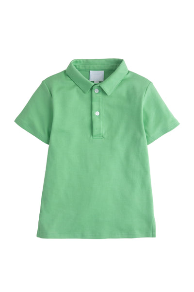 Little English - Green Short Sleeve Polo