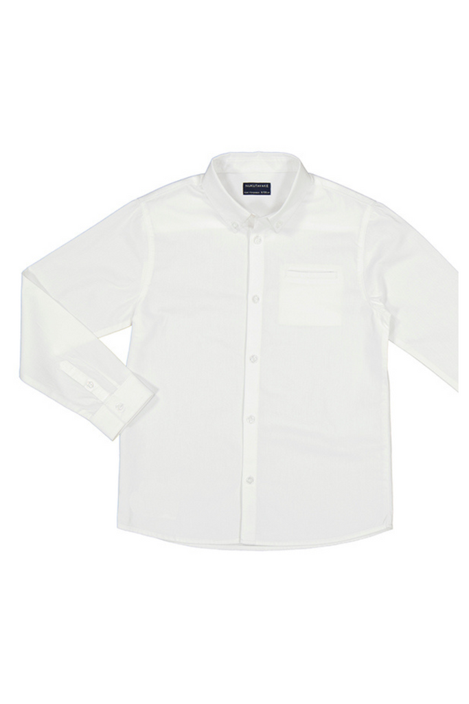 Basic White Long Sleeve Shirt