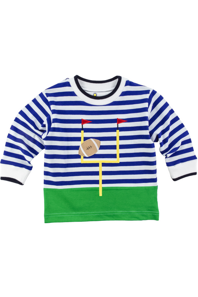 Stripe Knit Football Goalpost Shirt
