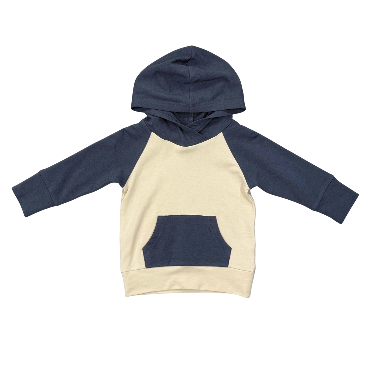BABYSPROUTS - TB - RAGLAN HOODIE - NIGHTFALL BLUE