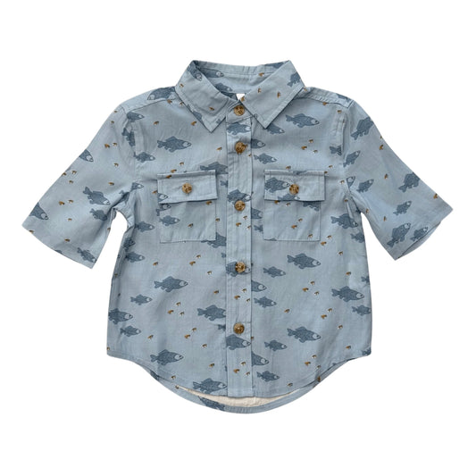 BABYSPROUTS - TB - BOY'S UTILITY SHIRT - FISH