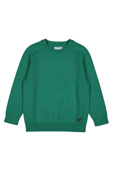 Basic Crewneck Sweater - Green
