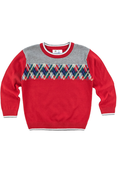Plaid Argyle Sweater