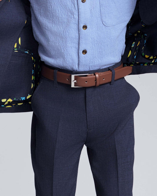 APPAMAN - ACC - DRESS BELT - BROWN