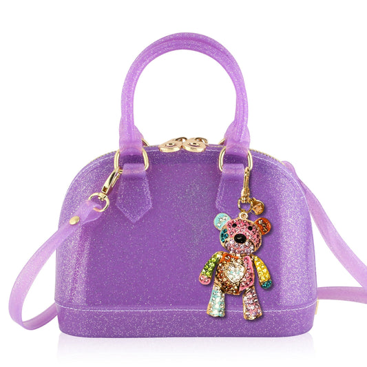 CARRYING KIND - ACC - CATE PURSE - PURPLE SPARKLE
