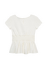Habitual Girl - Off-White Twist Front Top