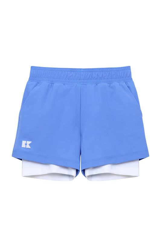 COURTSIDE KIDS  - BB - RUNNING SHORT - SKY BLUE