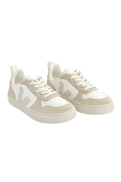 Veja - V-10 Leather White Natural Almond