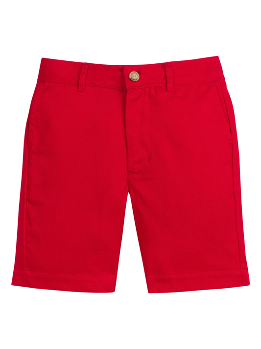 LITTLE ENGLISH - TB - CLASSIC SHORT - RED TWILL