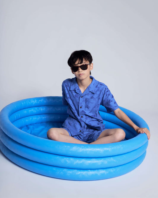 APPAMAN - TB - RESORT SHIRT - COBALT BLUE