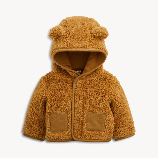MAGNETIC ME - BBY - BROWN SHERPA BABY BEAR JACKET