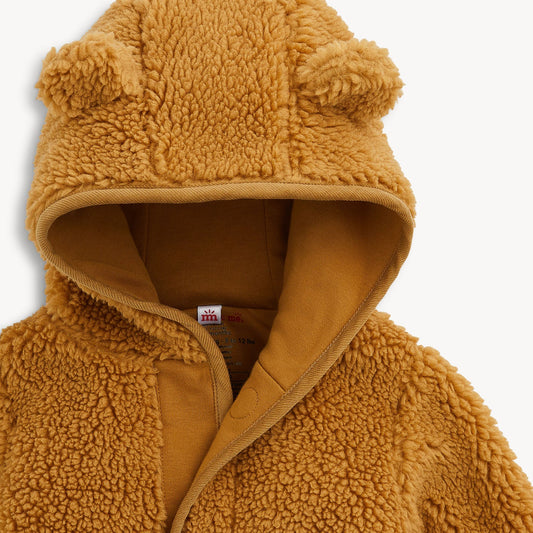 MAGNETIC ME - BBY - BROWN SHERPA BABY BEAR JACKET