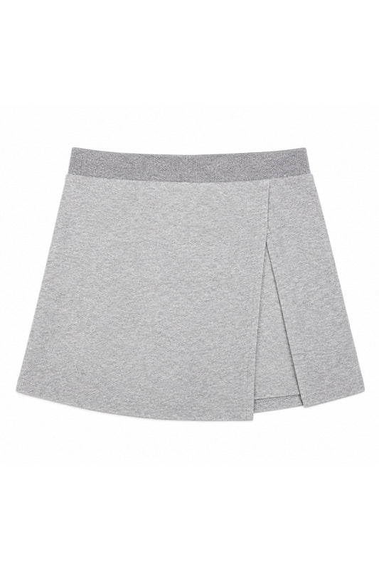 KATIE J NYC DREW HACCI MINI SKORT HEATHER GREY