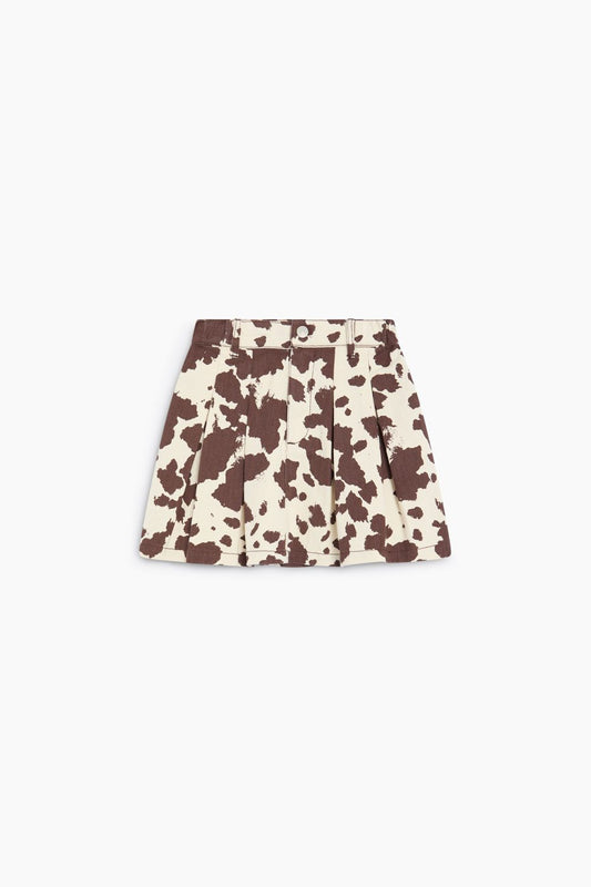 NEW SOCIETY - Dakota Skirt Cow Print
