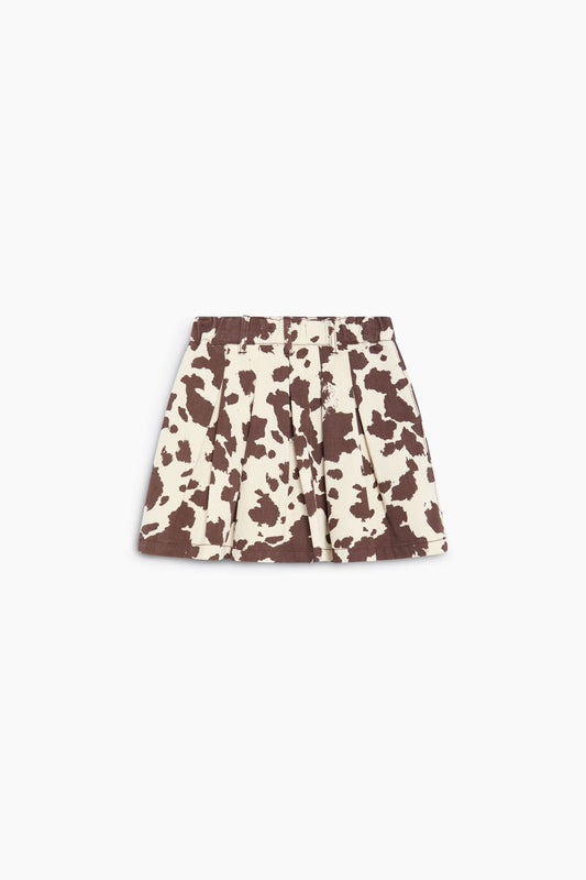 NEW SOCIETY - Dakota Skirt Cow Print