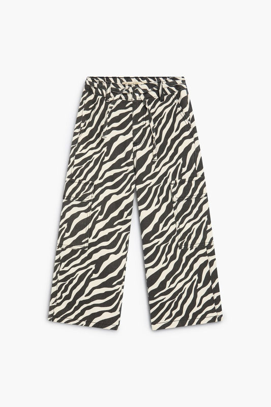 NEW SOCIETY - Dakota Trouser Zebra Print