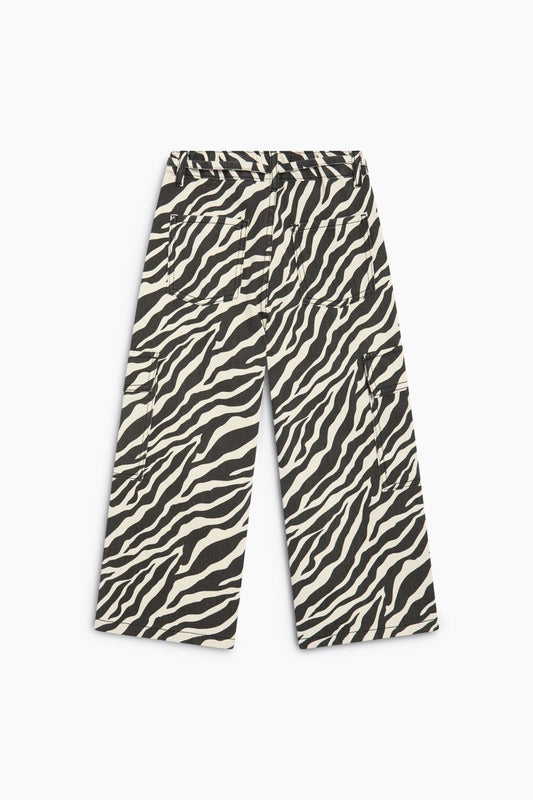 NEW SOCIETY - Dakota Trouser Zebra Print