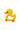 BPA Free Silicone Ducky Teether - Yellow