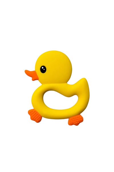 BPA Free Silicone Ducky Teether - Yellow