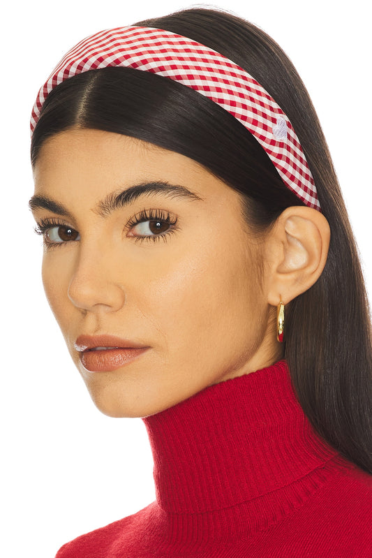 Emi Jay - ACC - Halo Headband - Cherry Gingham