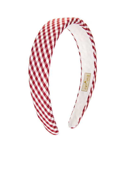Emi Jay - ACC - Halo Headband - Cherry Gingham