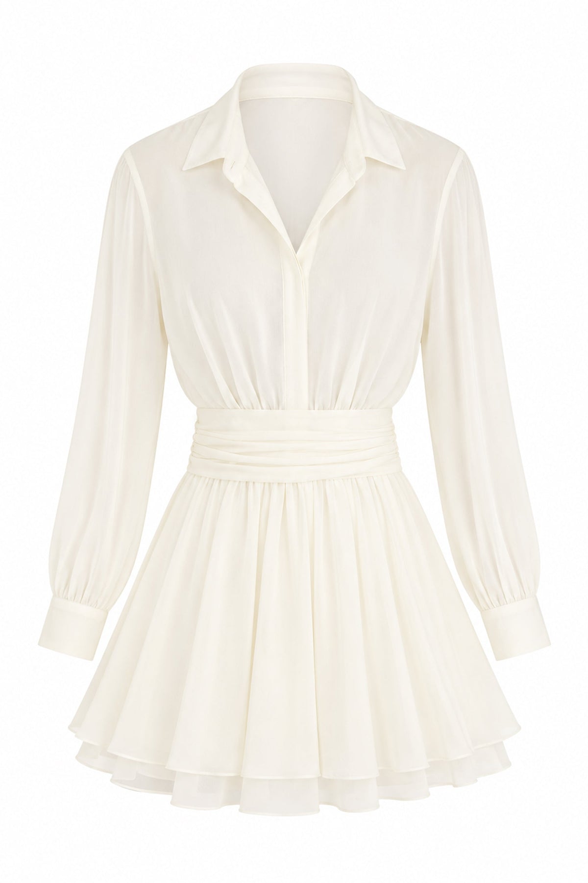 KATIE J NYC ENID DRESS IVORY