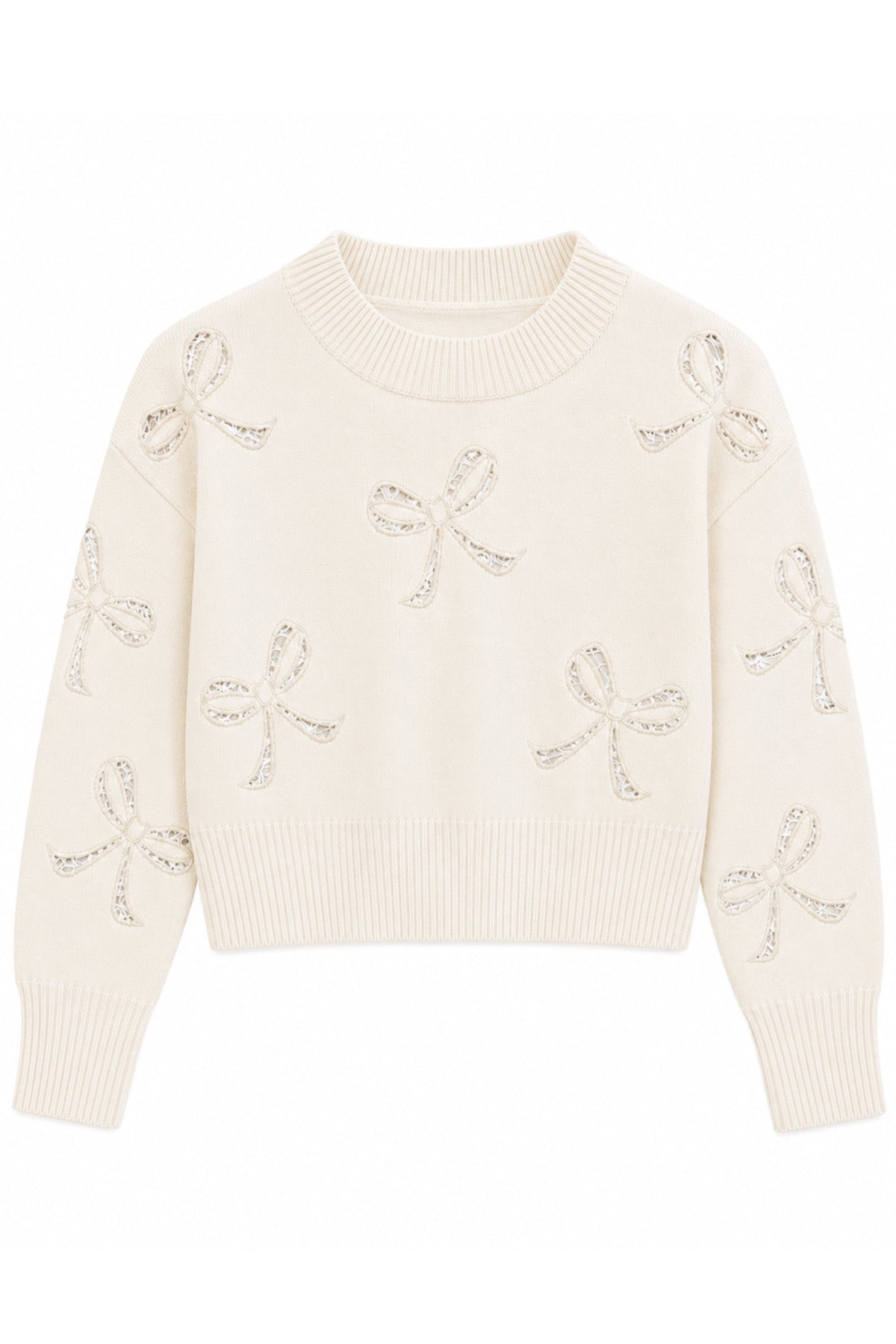 KATIE J NYC ERIN SWEATER CREAM