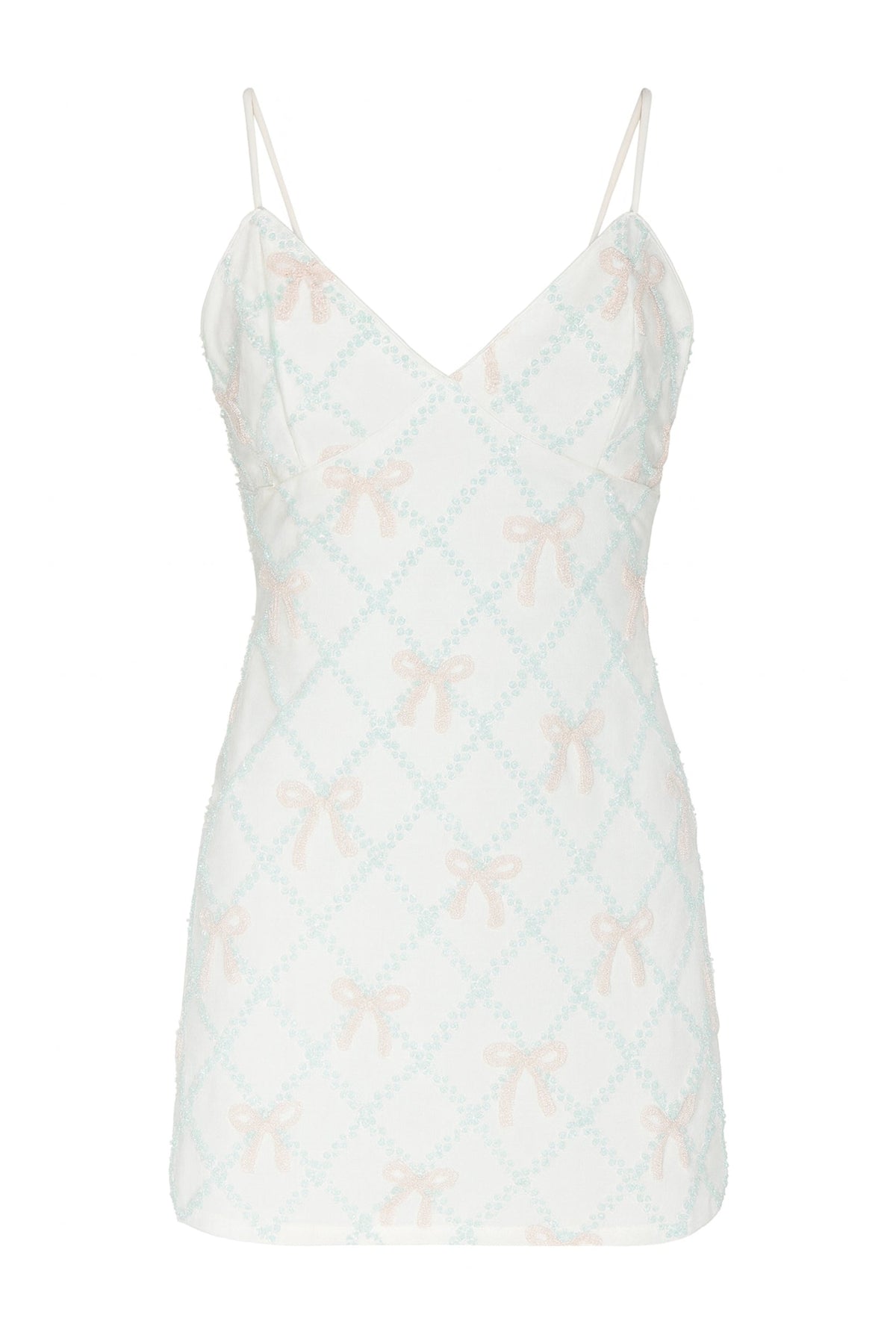 KATIE J NYC ETTA DRESS BOWS ON MESH