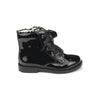 Josephine Scalloped Boot - Patent Black