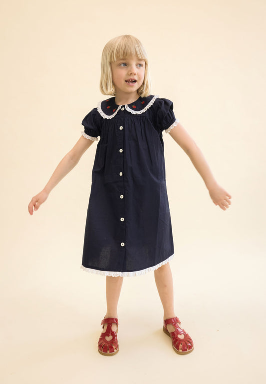 FLOSS - TG - AJA DRESS - NEW NAVY