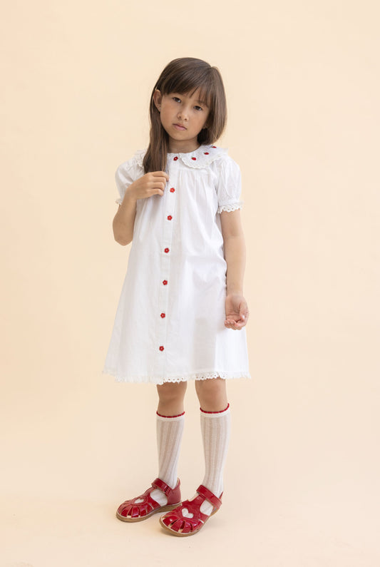 FLOSS - TG - AJA DRESS - WHITE