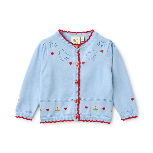 FLOSS - TG - BLANCA CARDIGAN - BLUE SKY