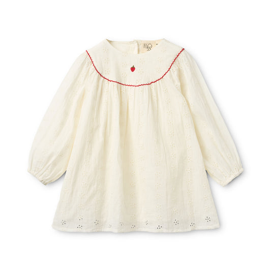 FLOSS - TG - CLAIRE DRESS - IVORY WHITE