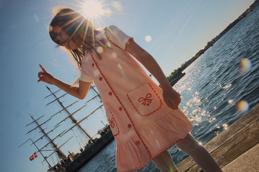 FLOSS - TG - ELINA DRESS - SOFT ROSE