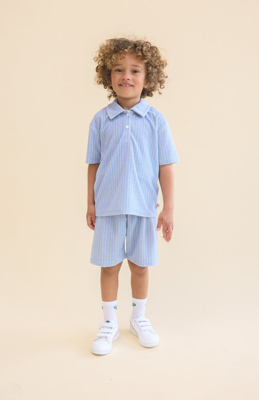 FLOSS - TB - NOHR SHIRT - BRIGHT BLUE STRIPE
