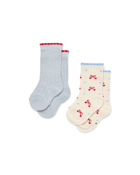 FLOSS - ACC - VIBE SOCKS 2-PACK - BOW 2-PACK