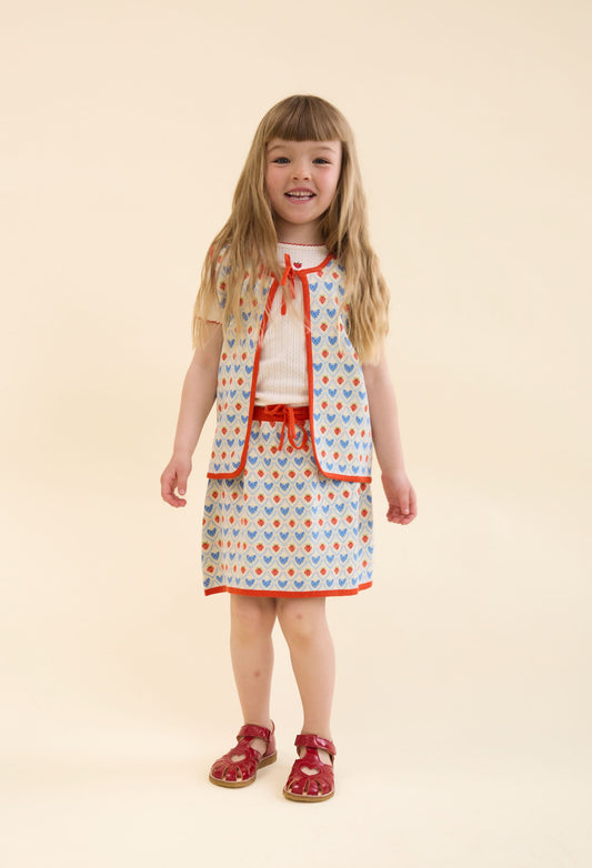 FLOSS - BG - LEA SKIRT - BERRY HEART MIX