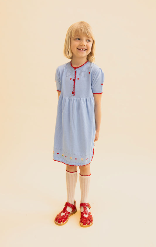 FLOSS - TG - BLANCA DRESS - BLUE SKY