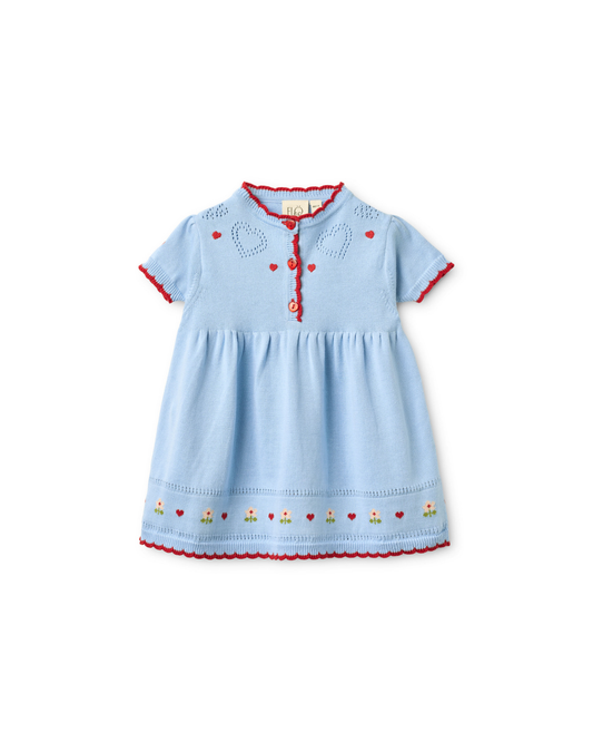 FLOSS - BBY - BLANCA DRESS - BLUE SKY