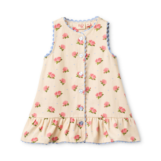 FLOSS - BG - CAMILLE DRESS - DARK PINK ROSE