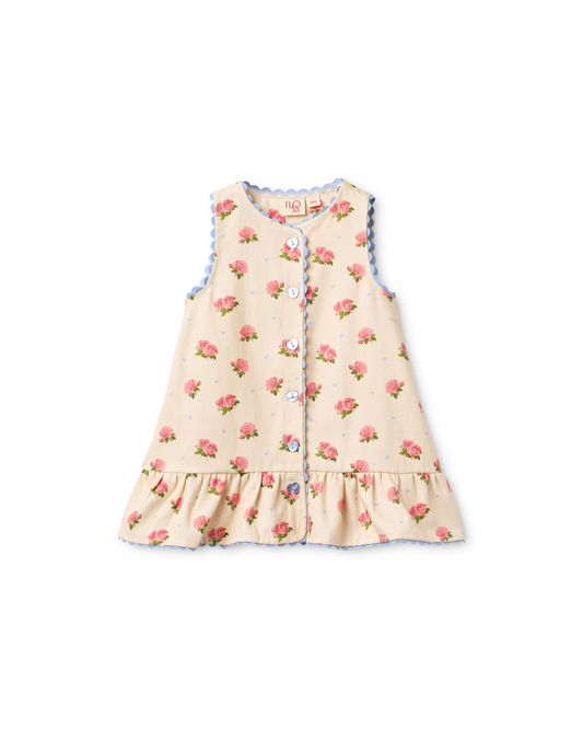FLOSS - BBY - CAMILLE DRESS - DARK PINK ROSE