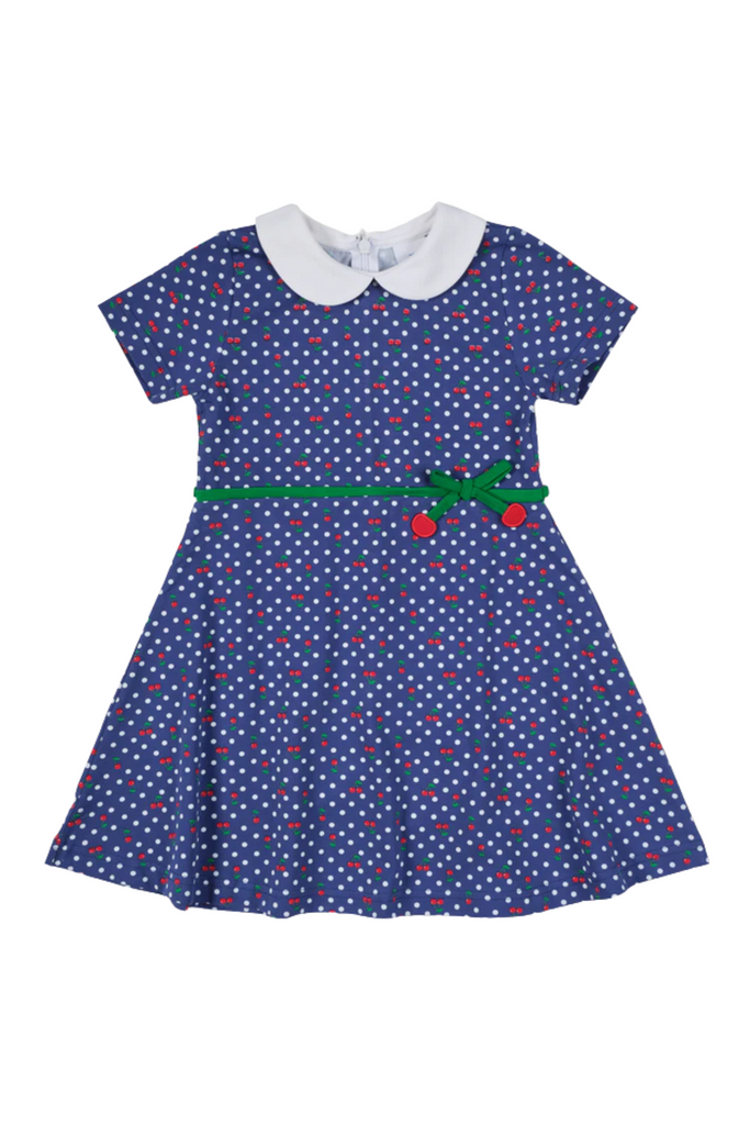 Florence Eiseman - Polka Dot Cherries Knit Dress