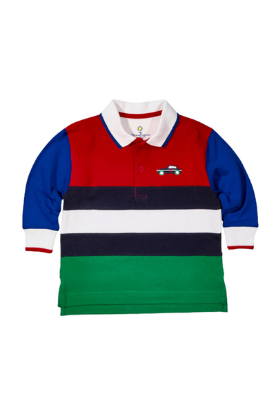 Florence Eiseman - Race Car Jersey Knit Polo